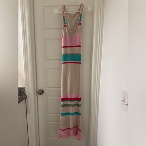 Z Supply Colorful Striped Maxi Dress